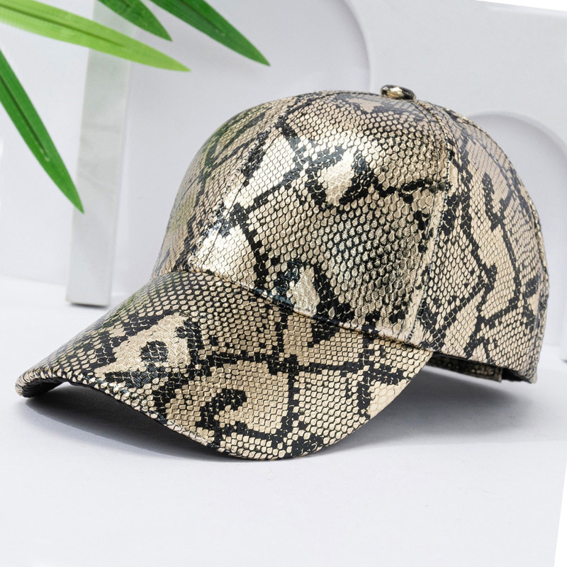 Baseball Cap Structured - Snake Pattern Baseball Cap for Men