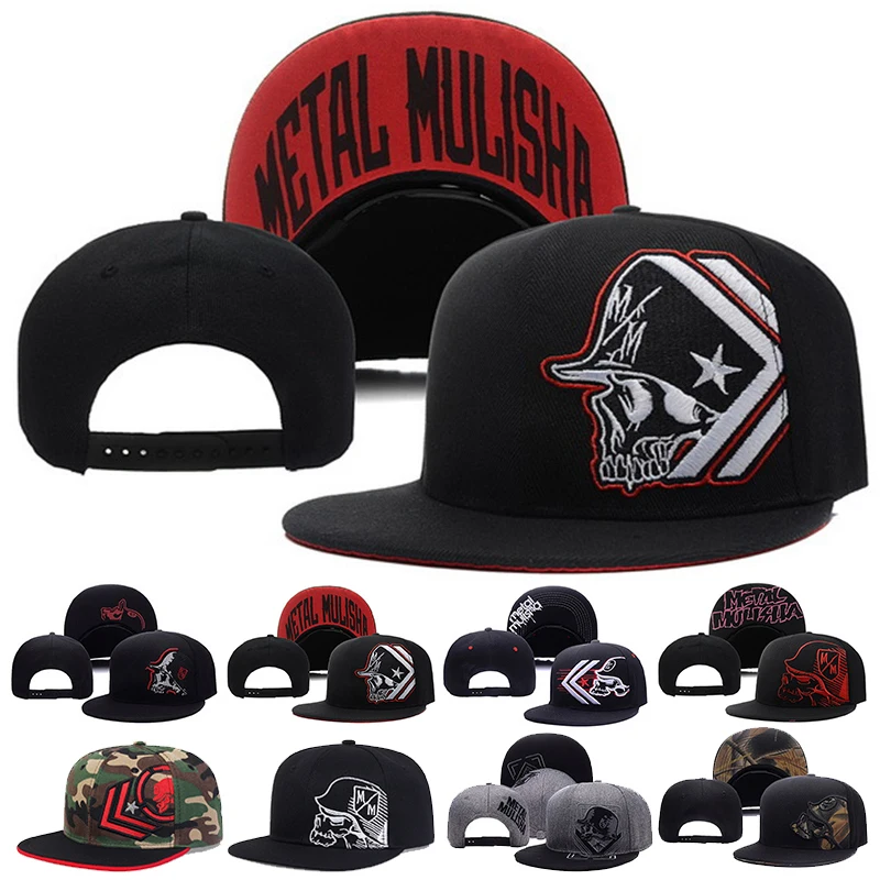 Unisex Skeleton Embroidery Bas - Snapback Hat Flat reseña y precio