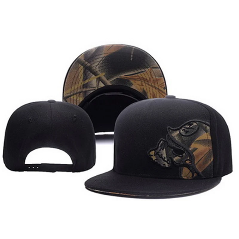 Unisex Skeleton Embroidery Bas - Snapback Hat Flat reseña y precio