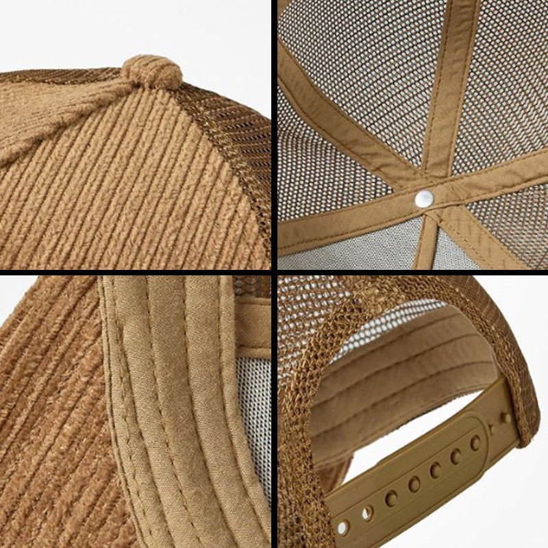 Corduroy Mesh Sport Cap Custom - Corduroy Cap 5 Panel reseña y precio