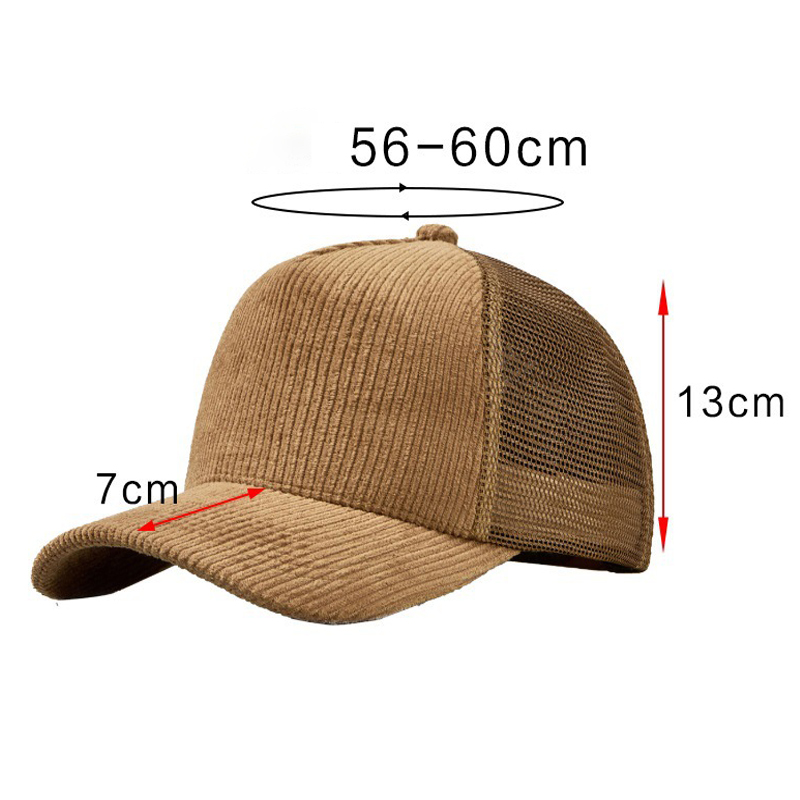 Corduroy Mesh Sport Cap Custom - Corduroy Cap 5 Panel reseña y precio