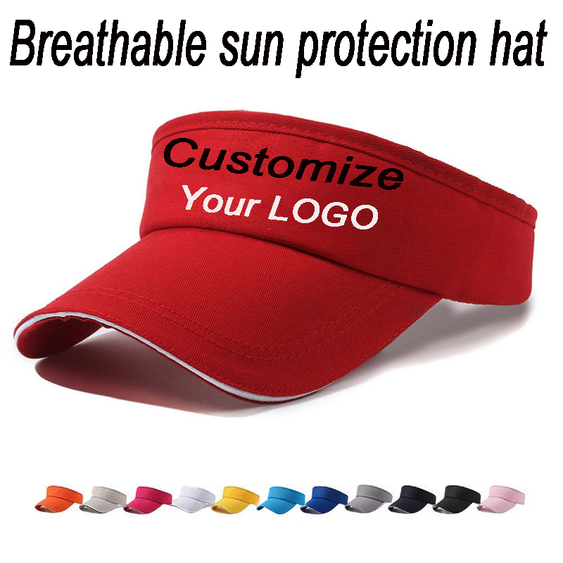 Custom Logo Empty Top Sun Viso - Visor Sun Hat reseña y precio