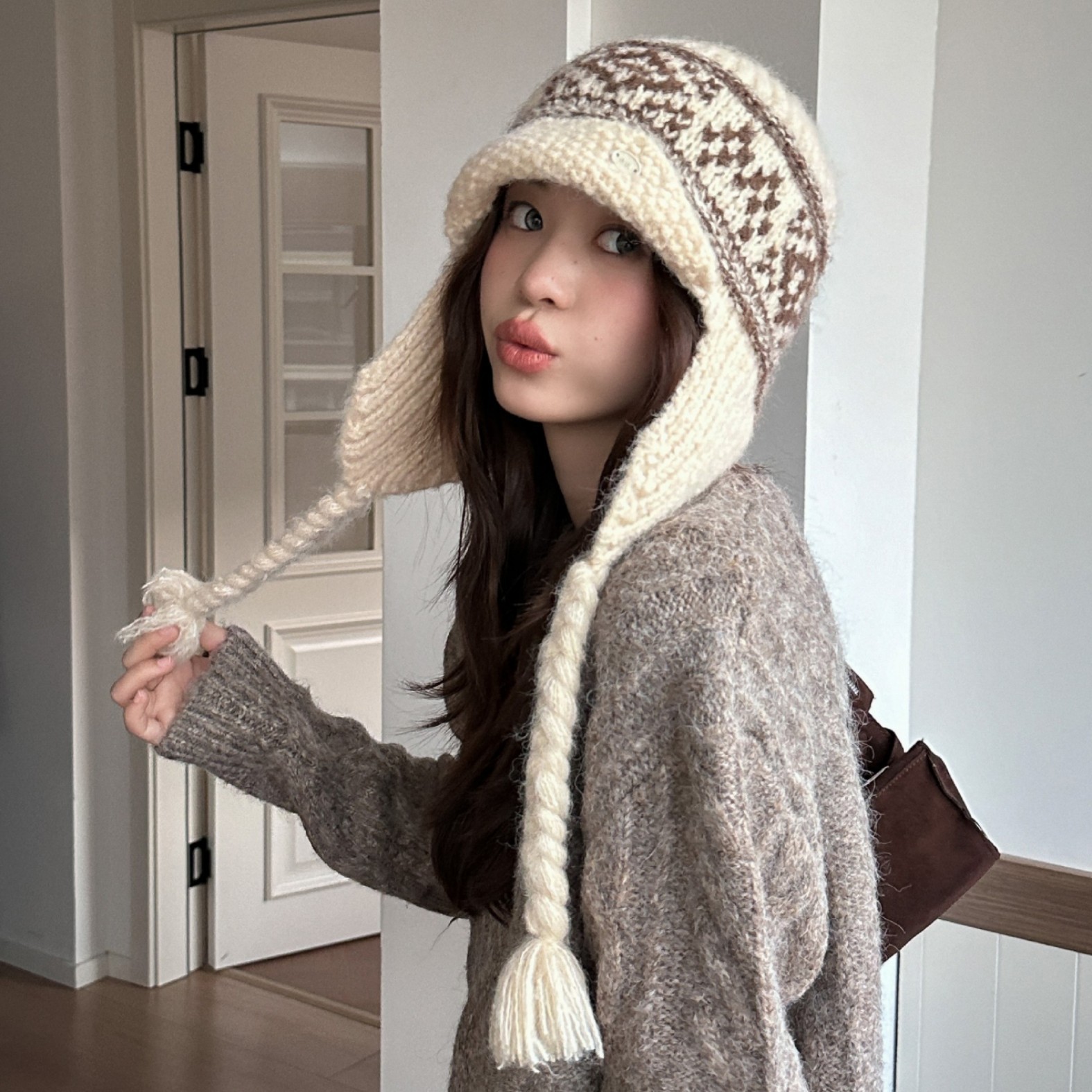 Winter Fair Isle Vintage Trapp - Trapper Hat Ear Flap reseña y precio