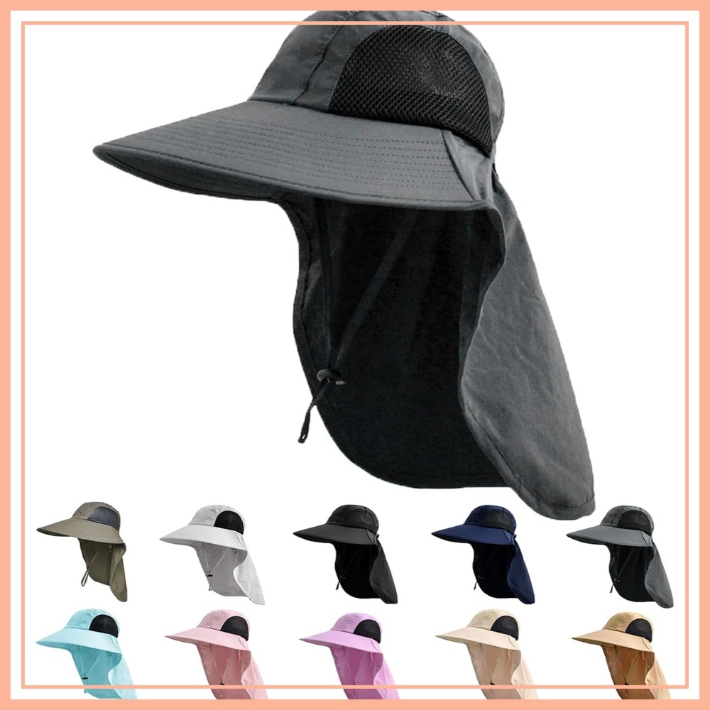 Sun Hat for Men Women with Nec - Sun Hat Wide Brim reseña y precio