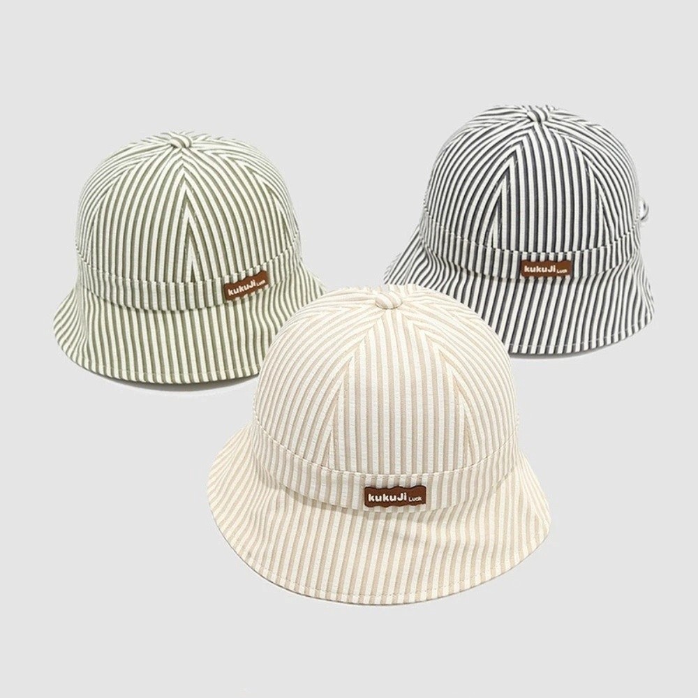 New Striped Baby Bucket Hat Ad - Bucket Hat Cotton reseña y precio