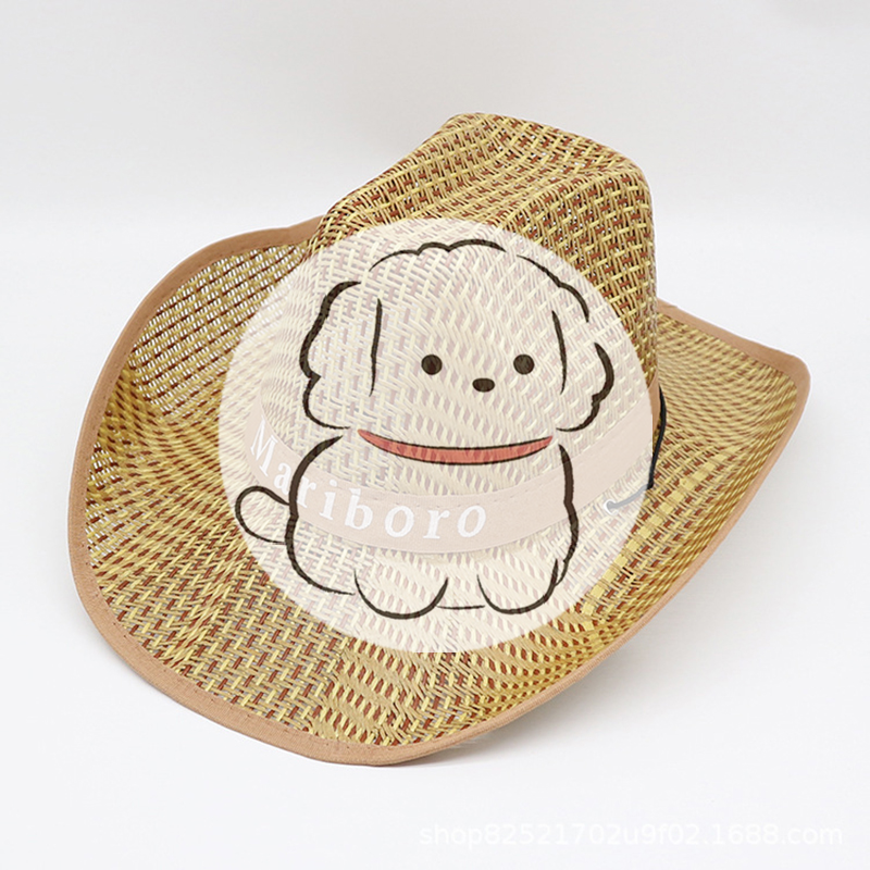 Men Retro Western Cowboy Summe - Cowboy Hat Straw reseña y precio