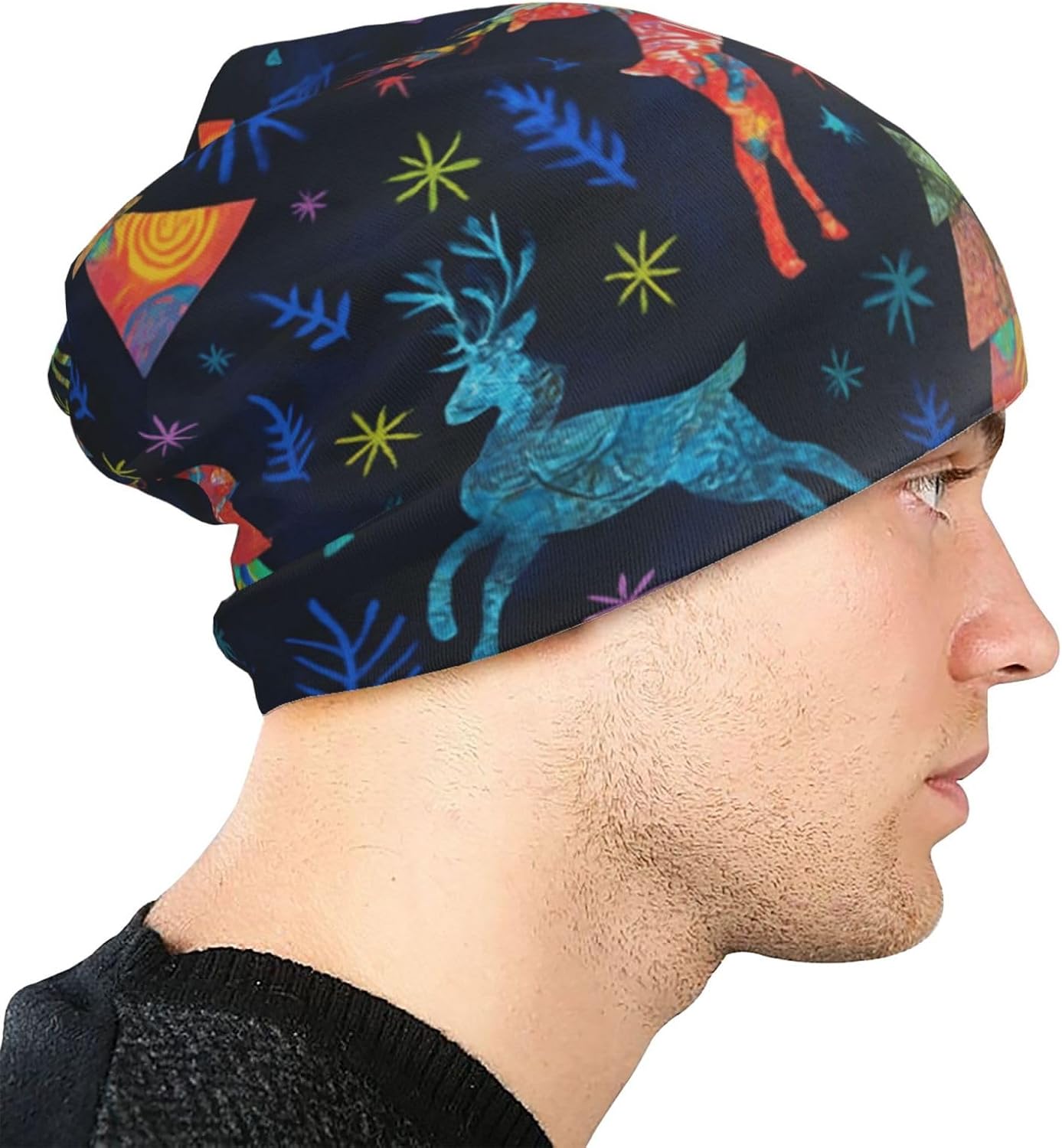Colorful Candy Knitted Hats Cu - Beanie Cuffed Knit reseña y precio