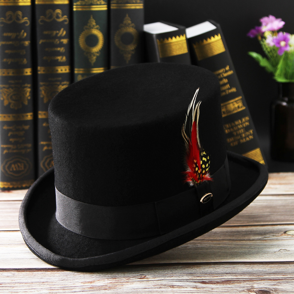New Men Hat 100% Wool Fedora H - Fedora Hat Wool reseña y precio