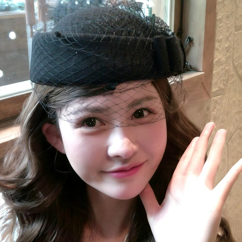 Fashion Mesh Flat Top Beret Ha - Beret French Wool reseña y precio