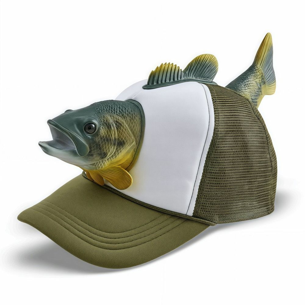Funny 3D Fish Animal Trucker H - Trucker Cap Mesh reseña y precio