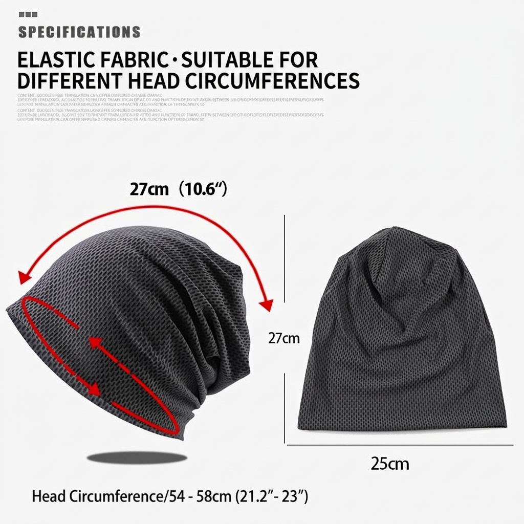 Breathable Mesh Running Beanie - Skull Cap Helmet Liner reseña y precio