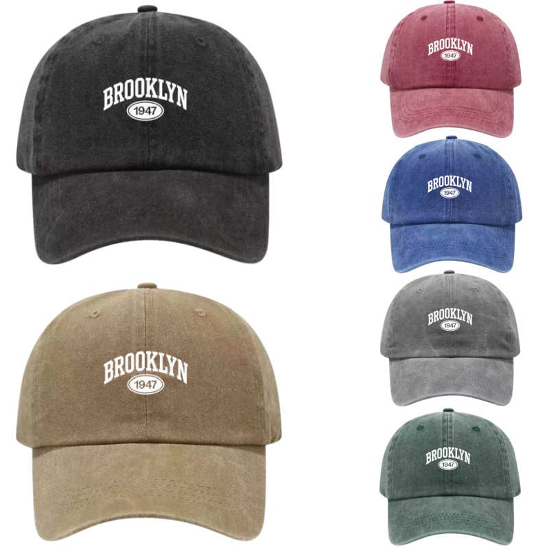 Brooklyn 1947 Printed Washed C - Golf Cap Dad reseña y precio