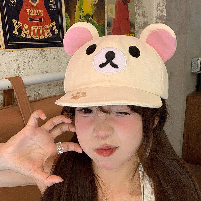 Rilakkuma Bear With Ear Cap Su - Visor Sun Hat reseña y precio