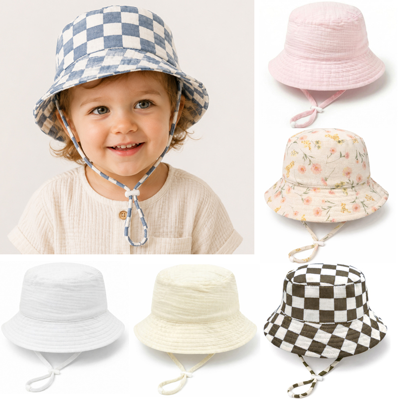 Muslin Baby Summer Hat Adjusta - Bucket Hat Cotton reseña y precio
