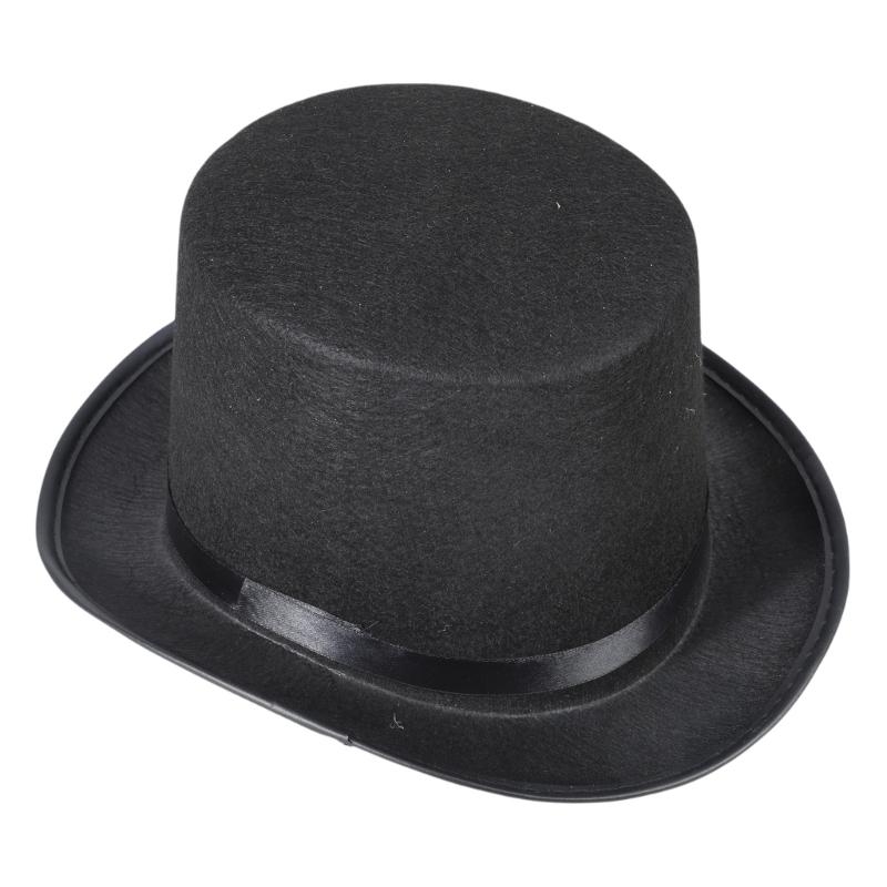Retro Top Hat Magician Costume - Fedora Hat Wool reseña y precio