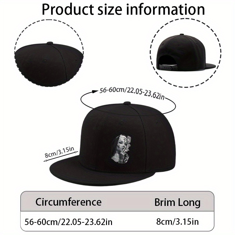 Fashion Flat Brim Baseball Cap - Snapback Hat Flat reseña y precio