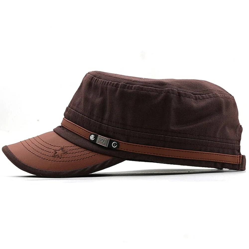 Casual Cadet Hat Man Flat Top  - Dad Hat Cotton reseña y precio