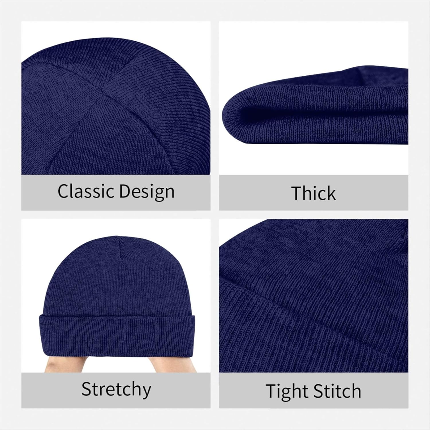 There is Always Something to B - Beanie Cuffed Knit reseña y precio