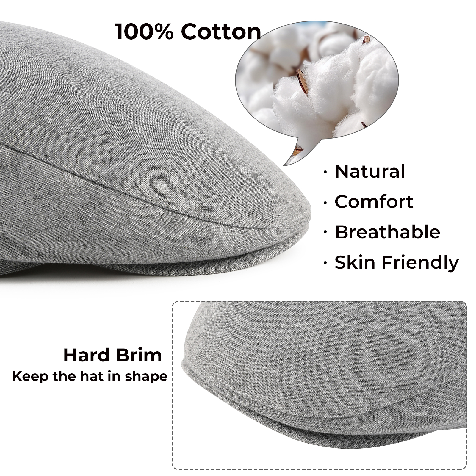 JGAGOUL Classic Newsboy Cap fo - Newsboy Cap Ivy reseña y precio