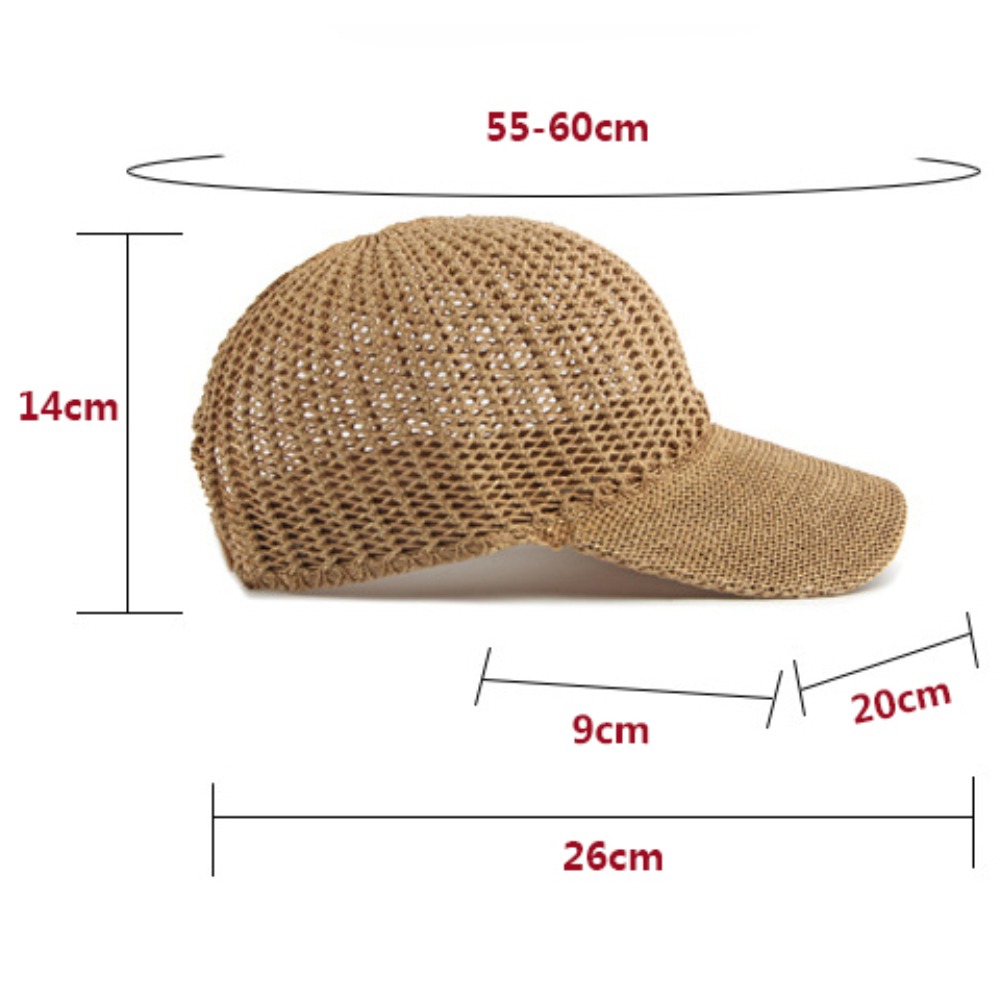 HT5086 Spring Summer Knitted B - Baseball Cap Structured reseña y precio
