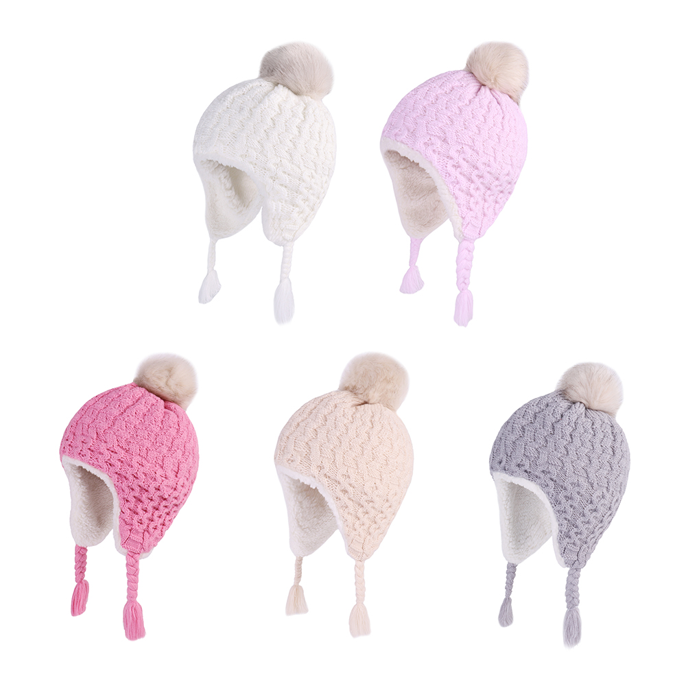 Baby Winter Knit Earflap Hats  - Trapper Hat Ear Flap reseña y precio