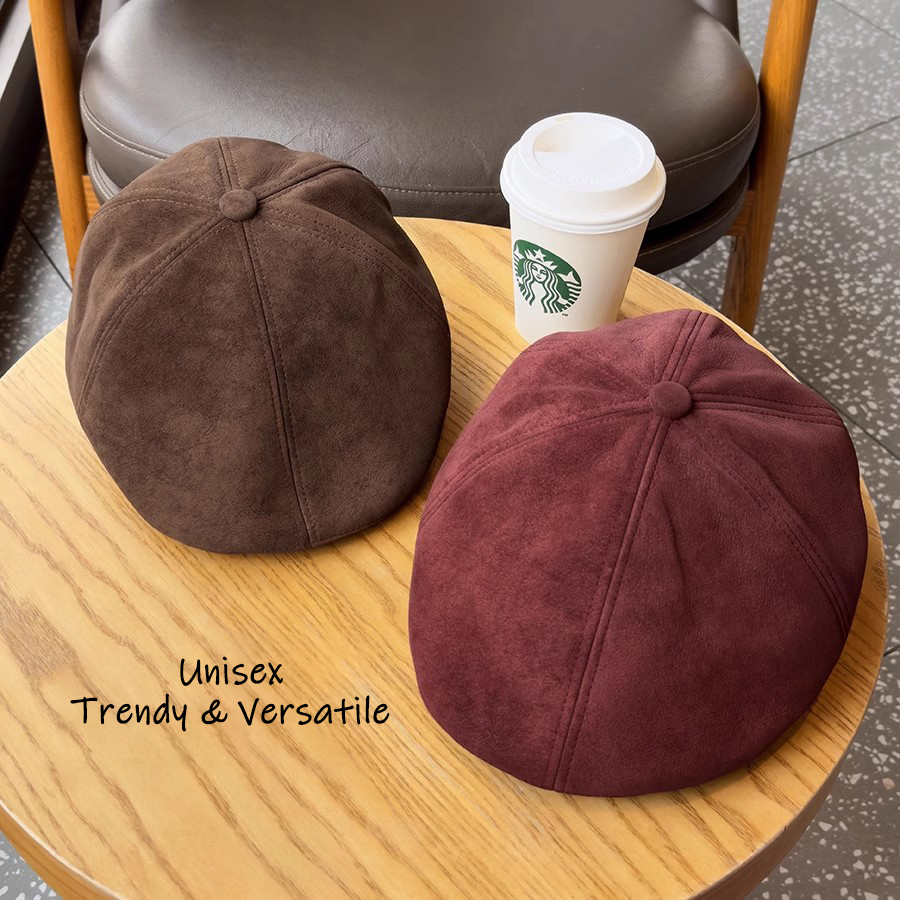 Vintage Suede Newsboy Cap Men  - Newsboy Cap Ivy reseña y precio