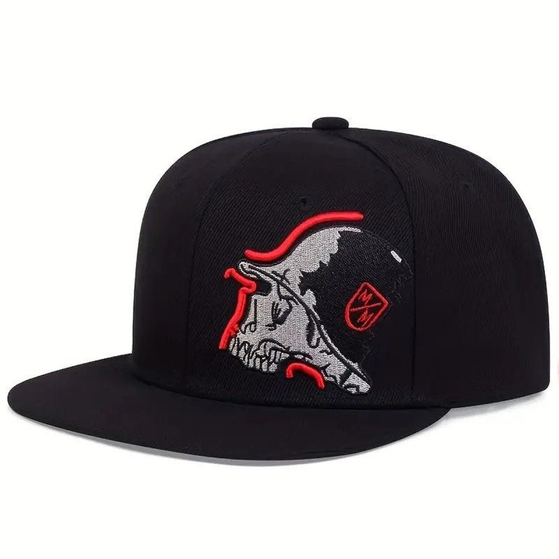 Unisex Skeleton Embroidery Bas - Snapback Hat Flat reseña y precio