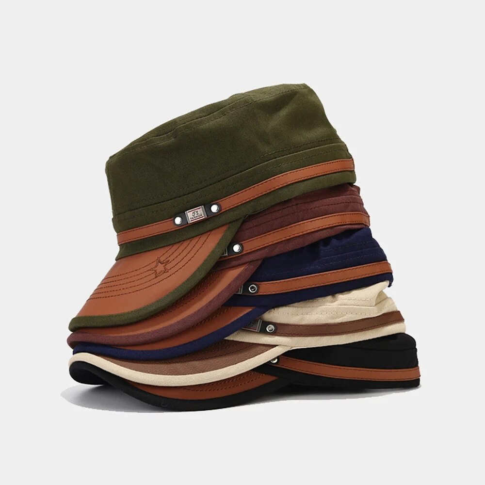 Casual Cadet Hat Man Flat Top  - Dad Hat Cotton reseña y precio