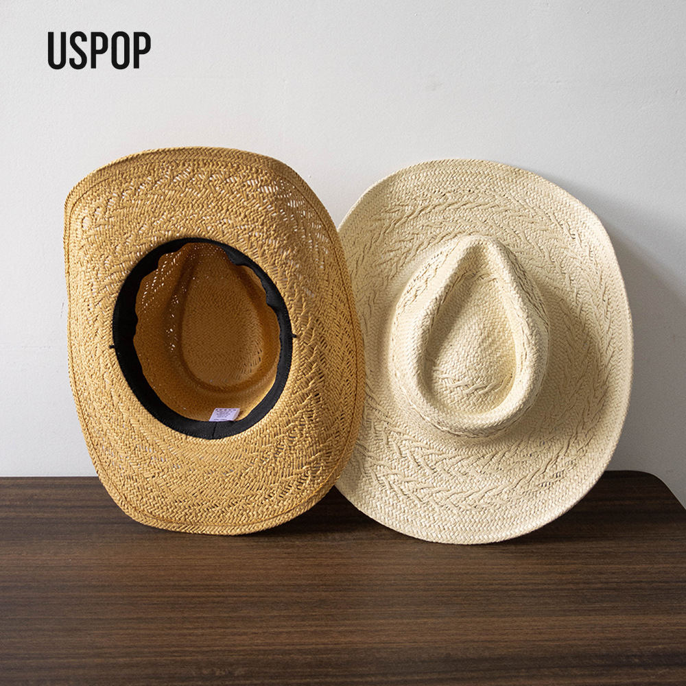 USPOP Women Summer Straw Cowbo - Cowboy Hat Straw reseña y precio