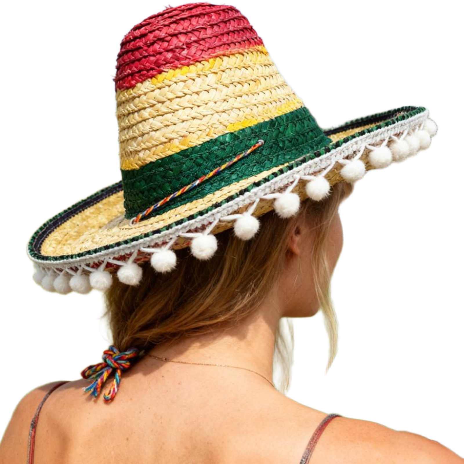 Mexican Straw Hat Carnival Wid - Sun Hat Wide Brim reseña y precio