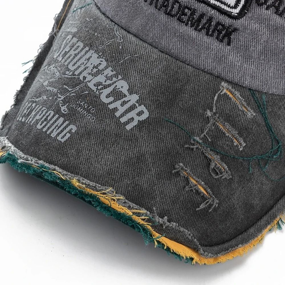 Outdoor Washed Denim Letters B - Dad Hat Cotton reseña y precio