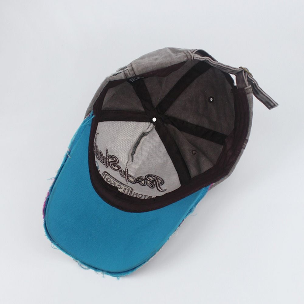 Outdoor Washed Denim Letters B - Dad Hat Cotton reseña y precio