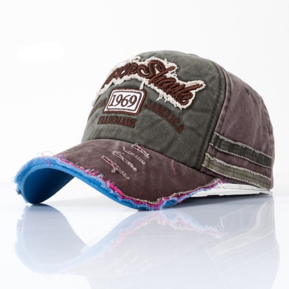 Outdoor Washed Denim Letters B - Dad Hat Cotton reseña y precio