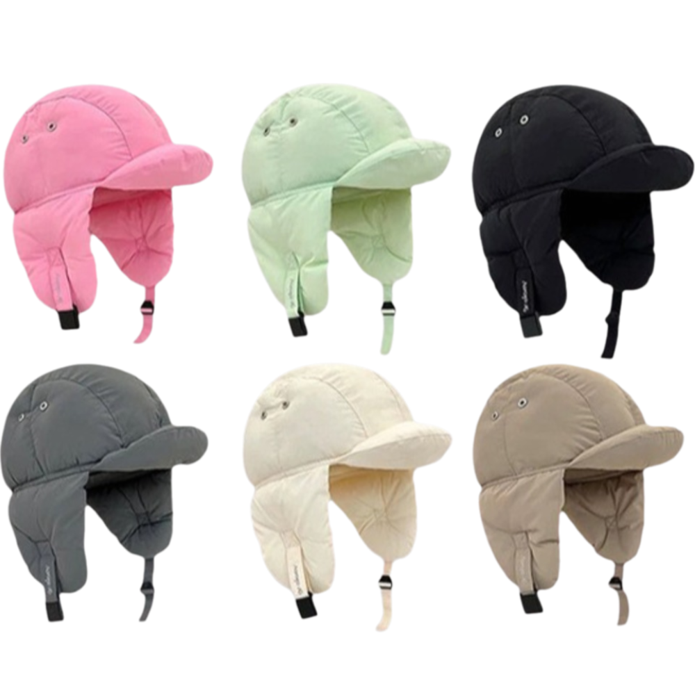 Solid Color Padded Bomber Hats - Winter Trapper Hat reseña y precio