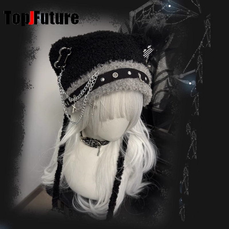 Women Japanese Harajuku Y2K Gi - Winter Trapper Hat reseña y precio