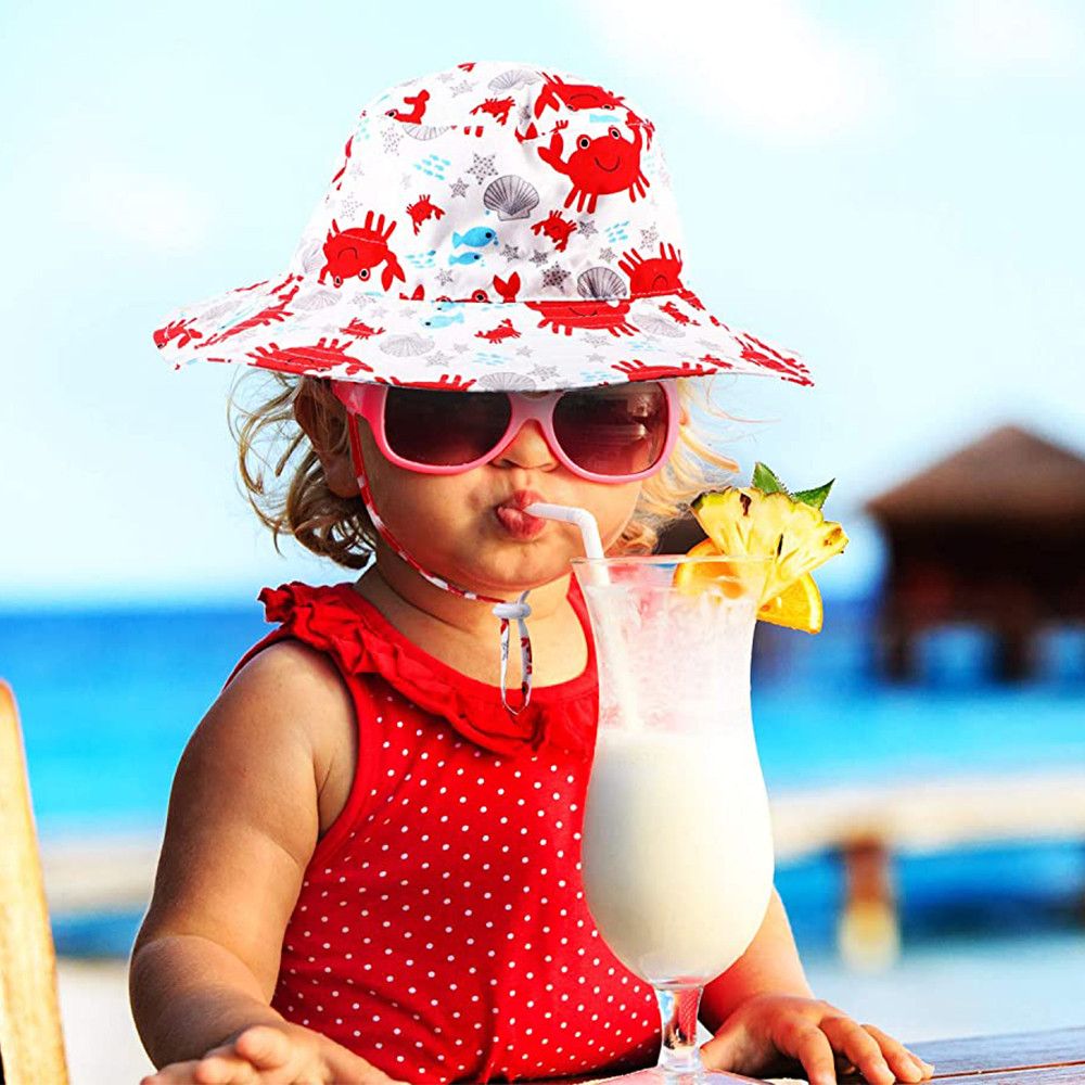 Summer Boys Girls Neck Ear Cov - Sun Hat Wide Brim reseña y precio