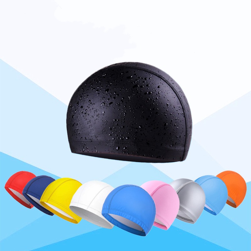 PU Coated Swimming Cap Unisex  - Swim Hat Silicone reseña y precio