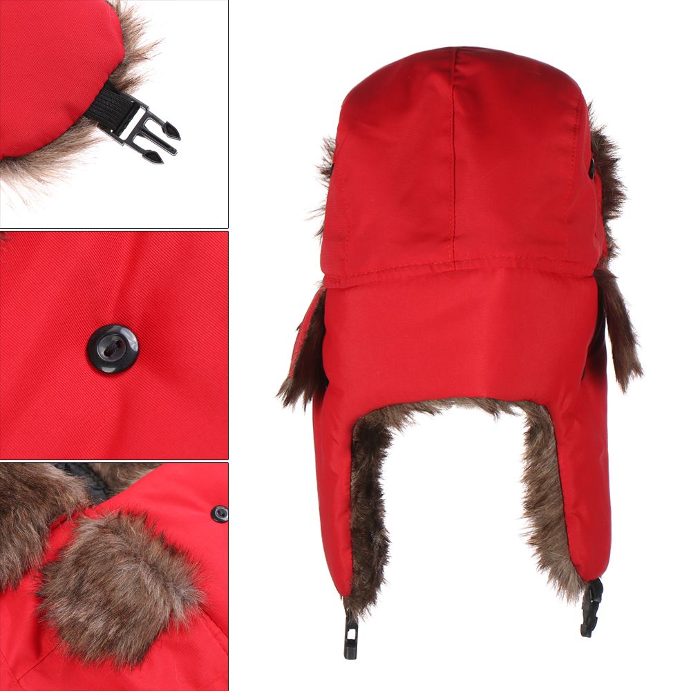 Warm Earflap Trapper Ski Hat W - Trapper Hat Ear Flap reseña y precio