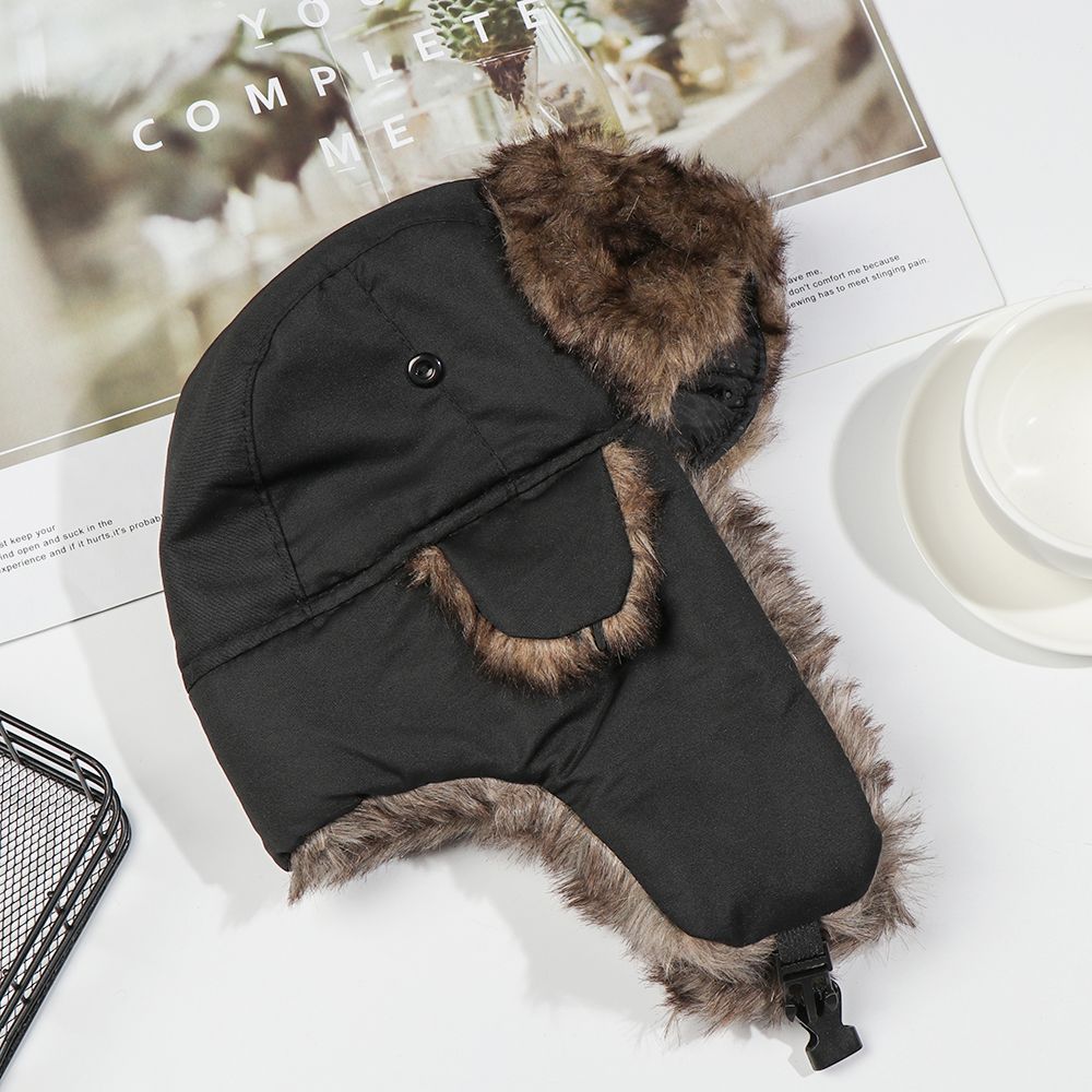 Warm Earflap Trapper Ski Hat W - Trapper Hat Ear Flap reseña y precio