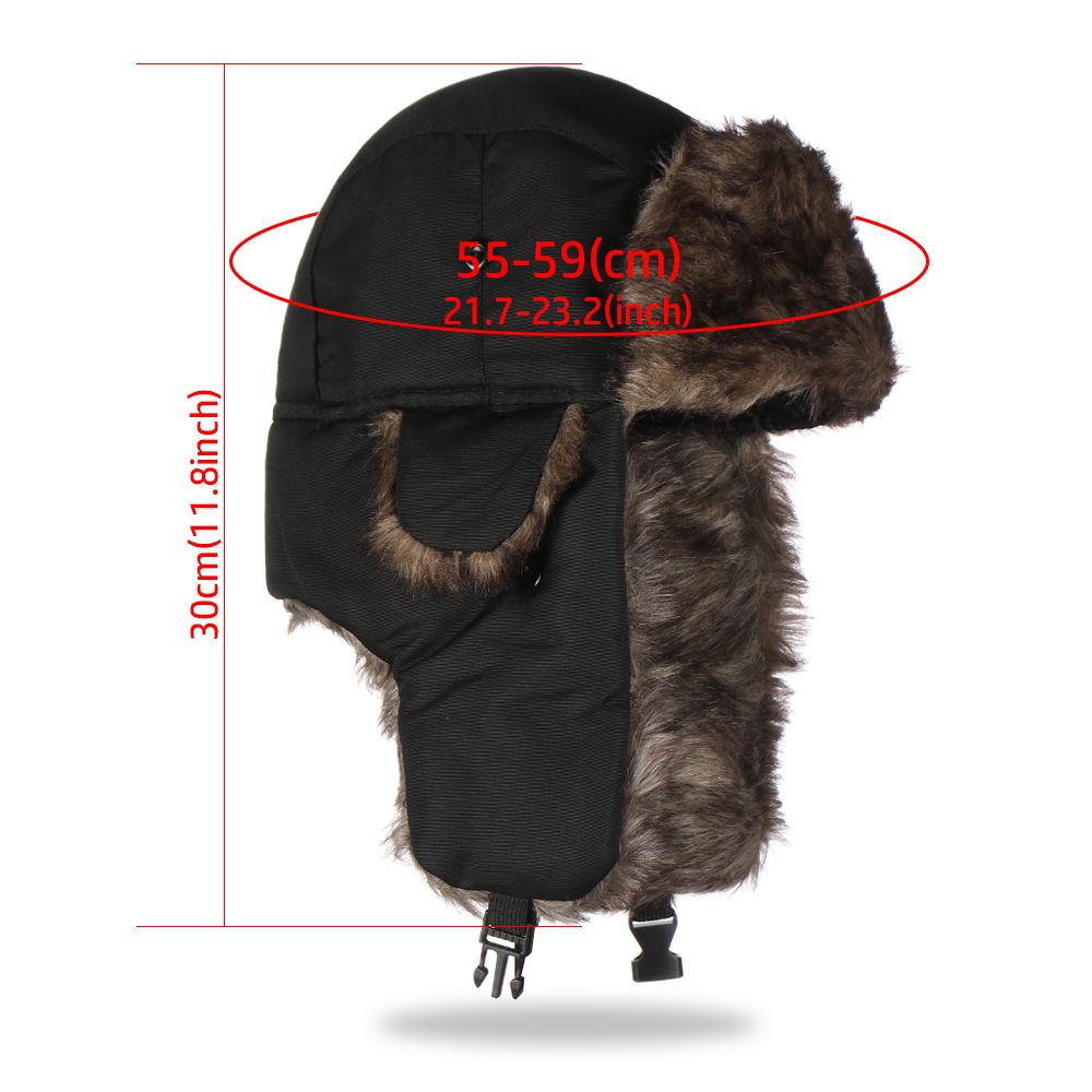 Warm Earflap Trapper Ski Hat W - Trapper Hat Ear Flap reseña y precio
