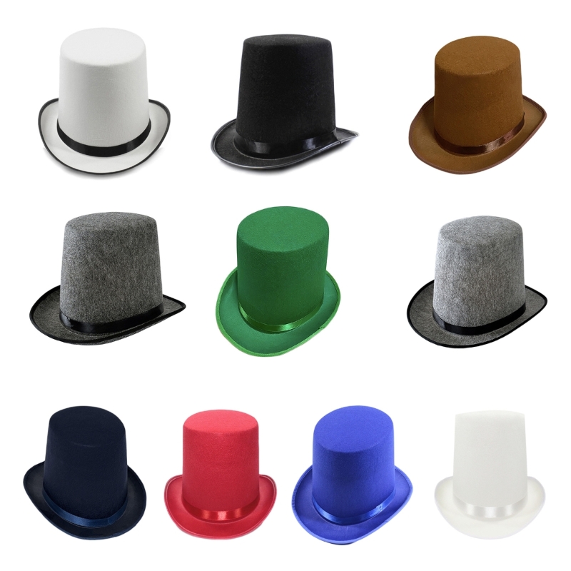 Vintage Fedora Top Hat Solid C - Fedora Hat Wool reseña y precio