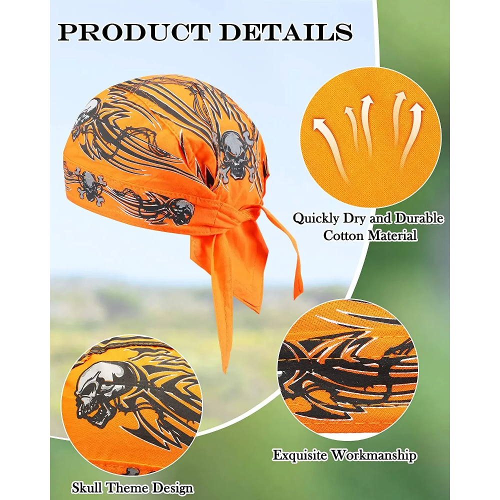 1pc Cycling Skull Pirate Cap H - Skull Cap Helmet Liner reseña y precio