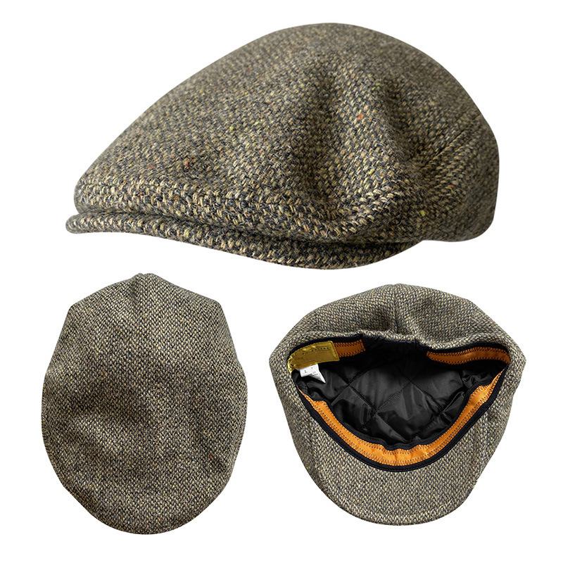 New Wool Flat Cap Men's Golf C - Newsboy Cap Ivy reseña y precio