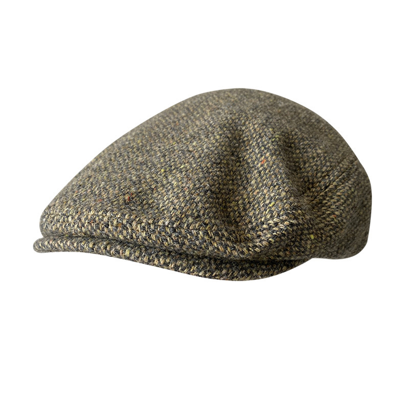 New Wool Flat Cap Men's Golf C - Newsboy Cap Ivy reseña y precio