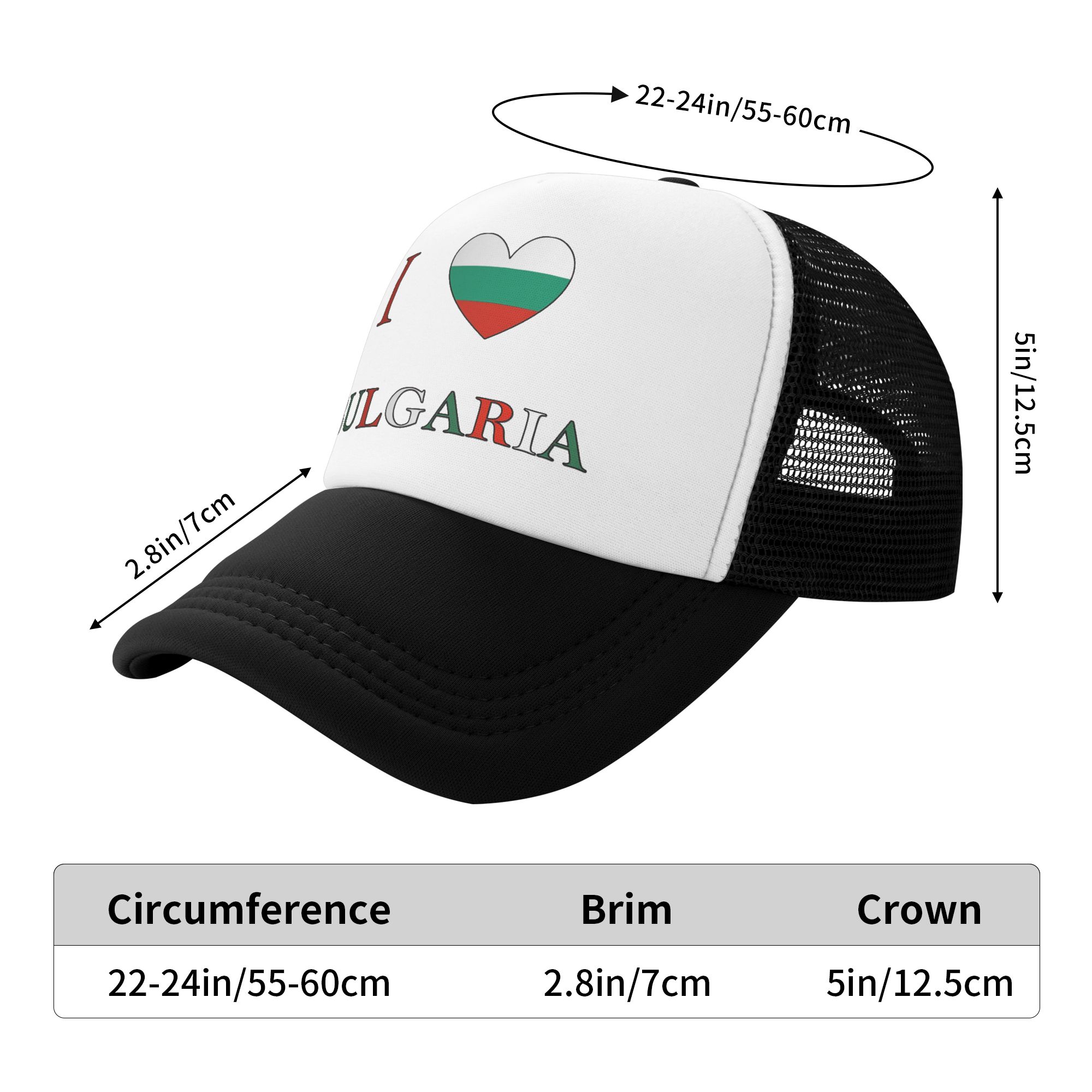 I Love Bulgaria  Sun Hats  Vin - Trucker Cap Mesh reseña y precio