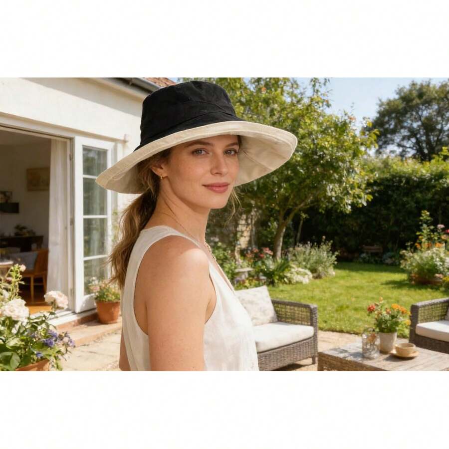 Womens Reversible Wide Brim Be - Sun Hat Wide Brim reseña y precio
