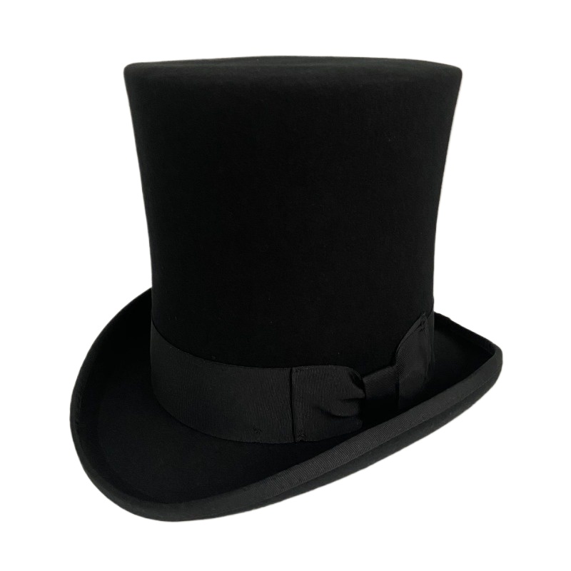 Black Wool Felt Top Hat Men's  - Fedora Hat Wool reseña y precio