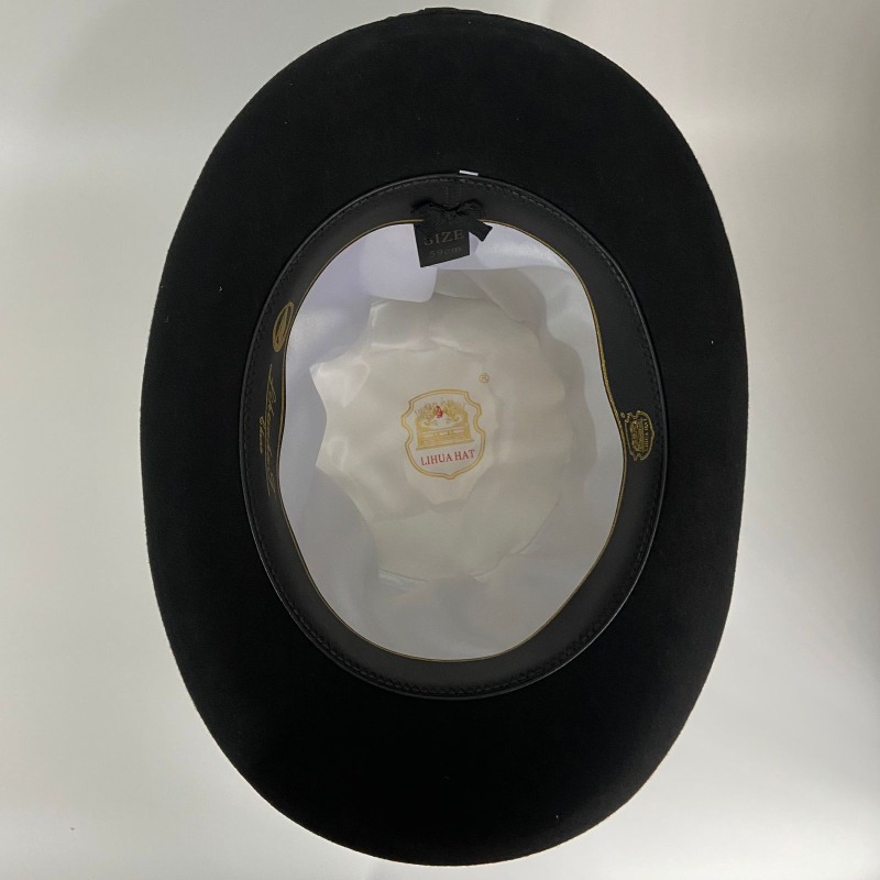Black Wool Felt Top Hat Men's  - Fedora Hat Wool reseña y precio
