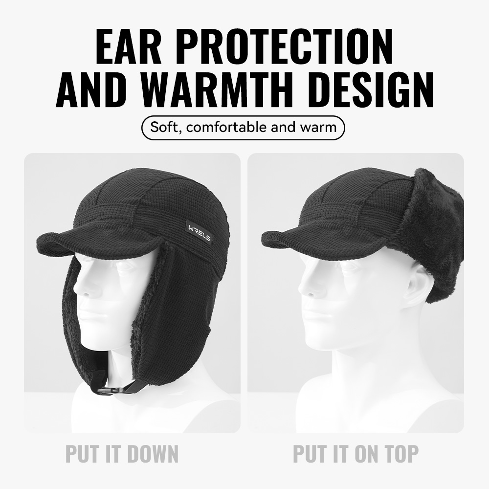 WRELS Winter Trapper Hat Windp - Trapper Hat Ear Flap reseña y precio
