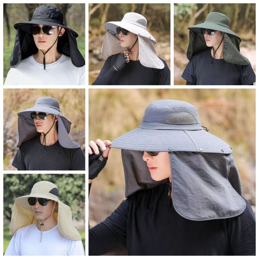 Breathable Cloth Men Sun Hat N - Bucket Hat Cotton reseña y precio
